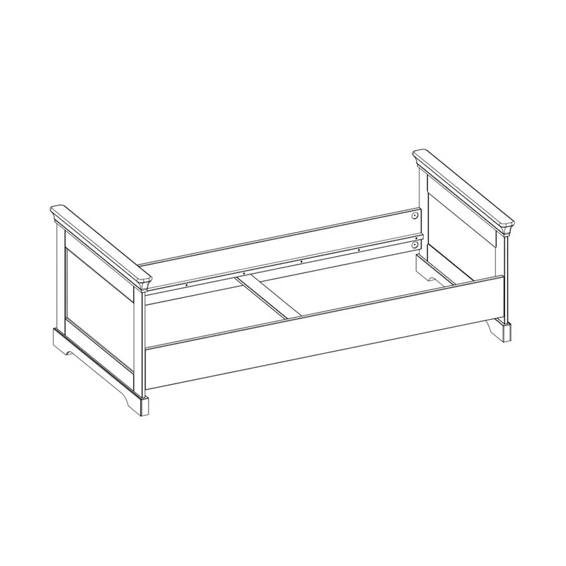 Kidsmill Chateau Bed Wit 90 x 200 cm
