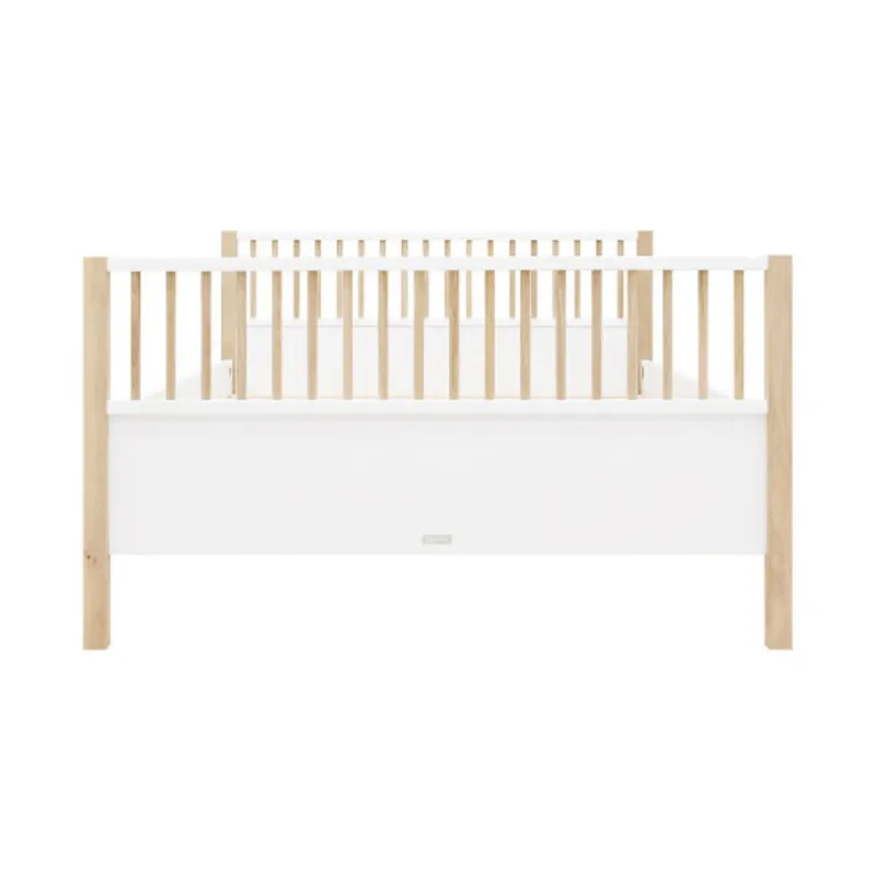 Bopita Mika Twinbed Wit / Eiken 120 x 200 cm