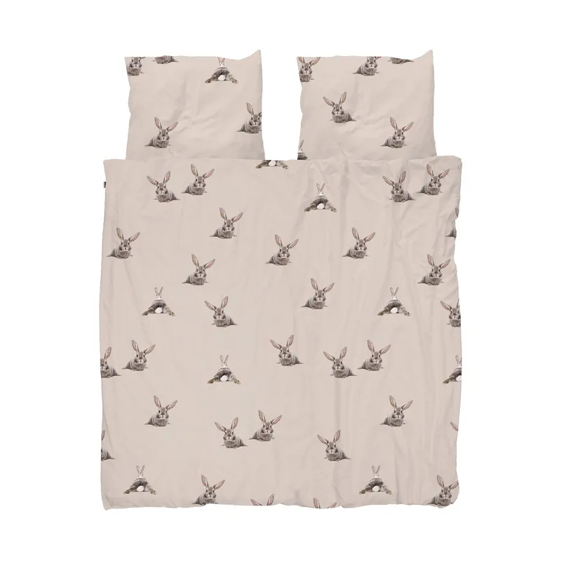 Snurk Bunny Dekbedovertrek – 200 x 200/220 cm – Beige