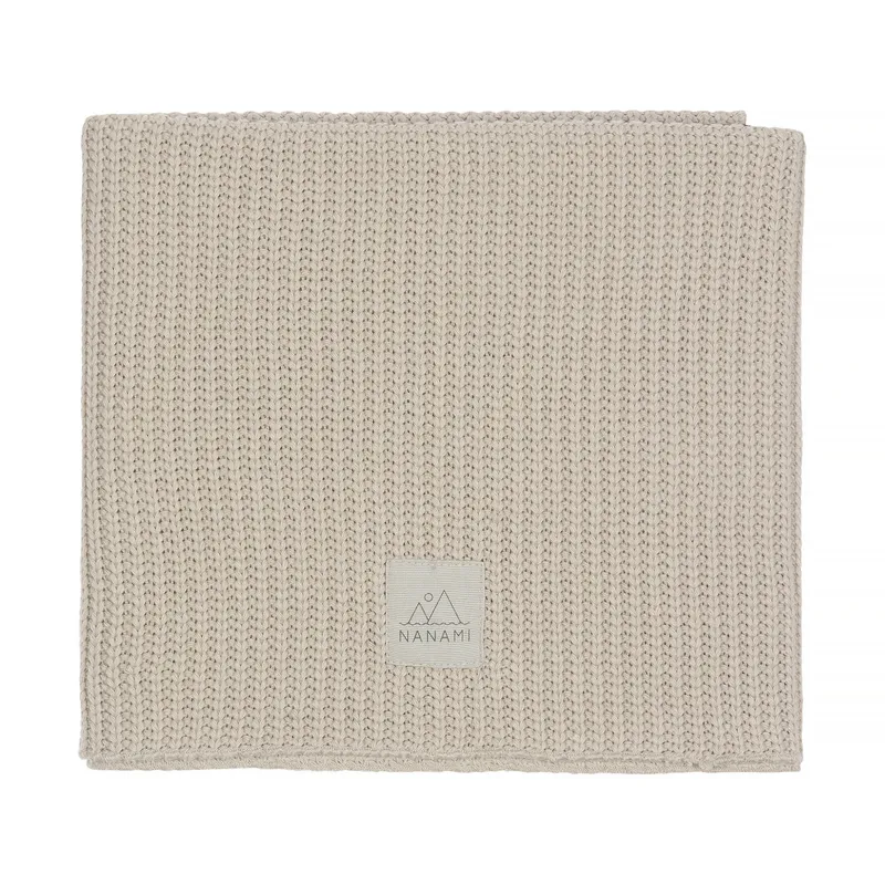 Nanami Baby Deken Rib Knit - 75 x 100 cm - Beige