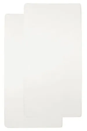 Meyco Hoeslaken - 2 stuks - 40 x 80/90 cm - Jersey - Offwhite