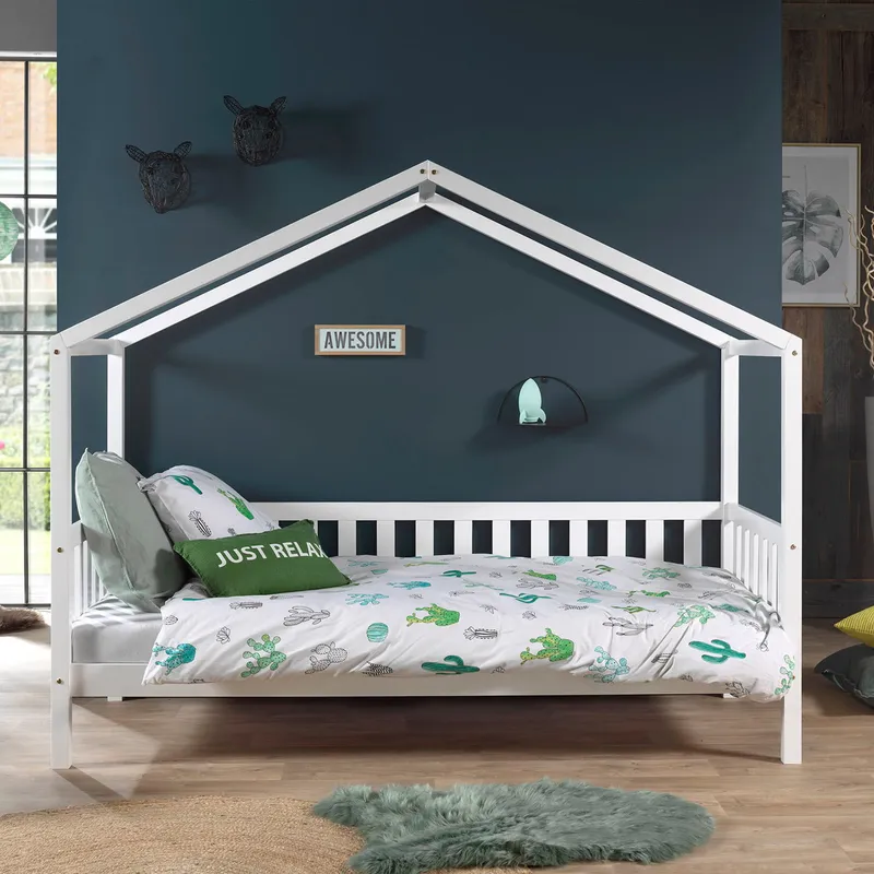 Vipack Dallas Huisbed Met Hekje 90 x 200 cm