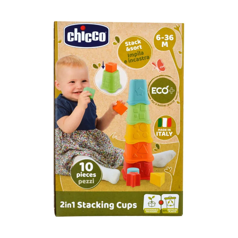 Chicco 2 in 1 Stapelbekers ECO+