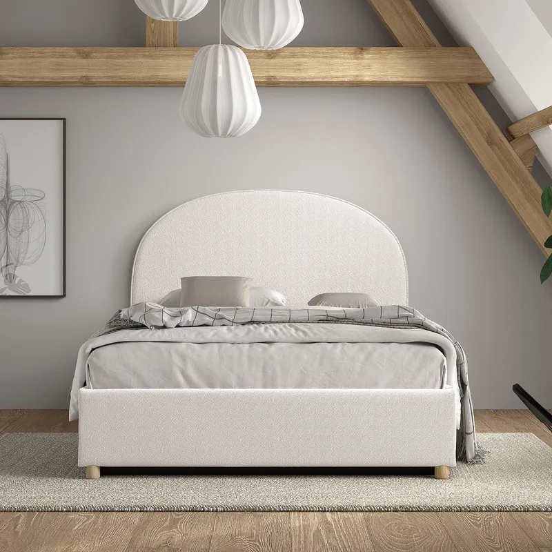 Vipack Moon Storage Bed - 140 x 200 cm
