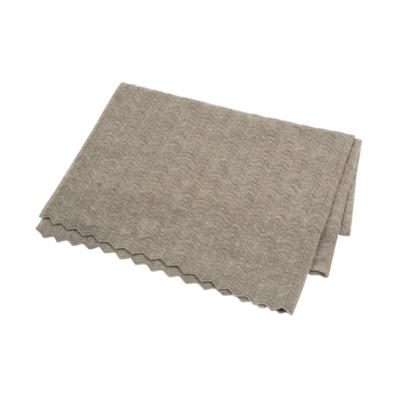 Smallstuff Fishbone Wiegdeken - Merino Wol