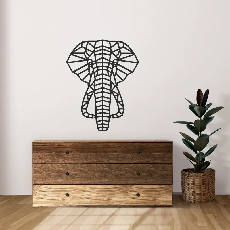 Casa Sentir Olifant Wanddecoratie - Medium