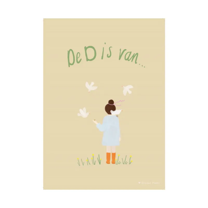 Studio Pieni Alfabet Poster A4
