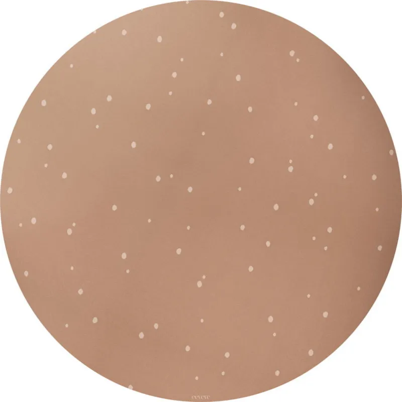 Eeveve Vloermat Rond - Dots Cinnamon