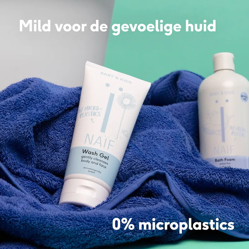 Naïf Navulverpakking Reinigende Wasgel Voor Baby & Kind 500 ml