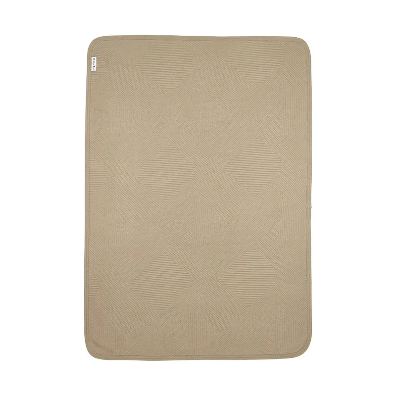 Meyco Gebreide Jacquard Flannel Deken