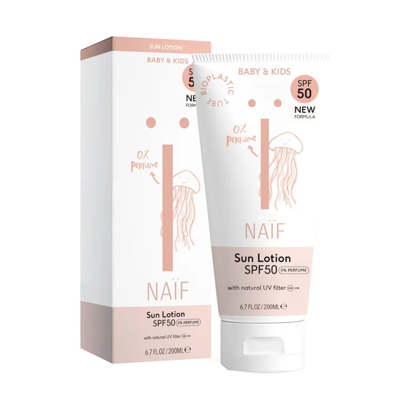 Naïf Beschermende Zonnebrand Lotion Parfumvrij 200 ml