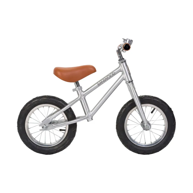 Banwood First Go Loopfiets - Chrome