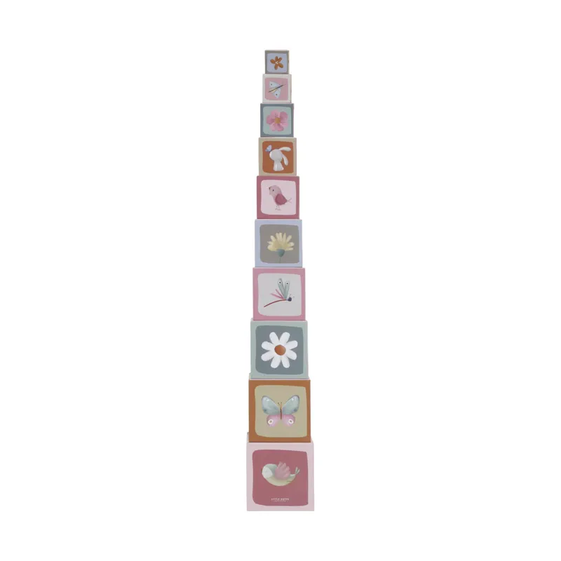 Little Dutch Flowers & Butterflies Stapelblokken