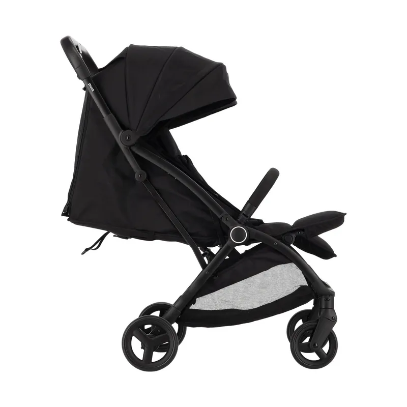 Puck Tweelingbuggy Compleet - Nicky - Zwart