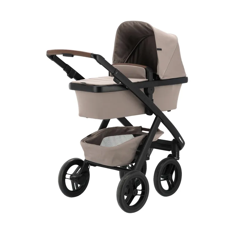 Dubatti Two E2 Kinderwagen 2-in-1 - Black-Brown/ Soft Taupe