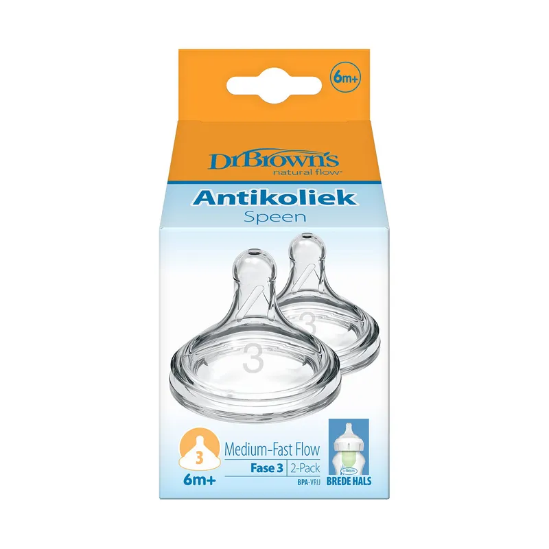 Dr. Brown's Options+ Anti-colic Speen Fase 3