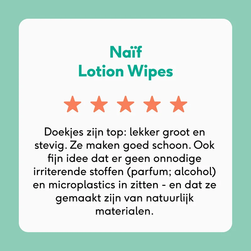 Naïf Lotion Billendoekjes