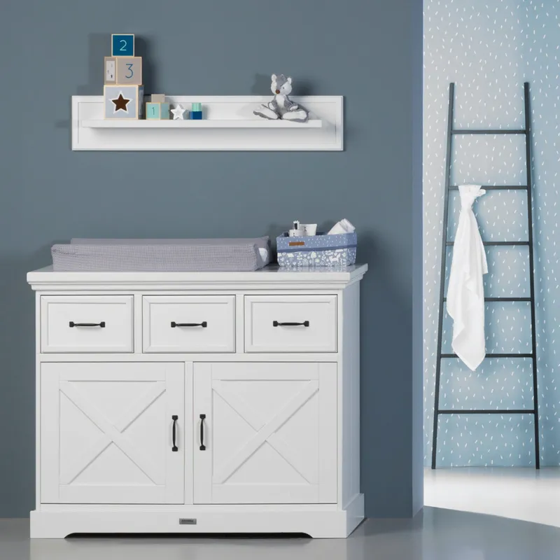 Kidsmill Savigno Commode Wit Met Kruis