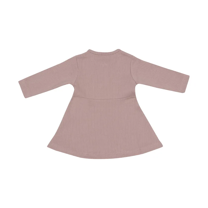 Klein Baby Jurk Rib - Fawn