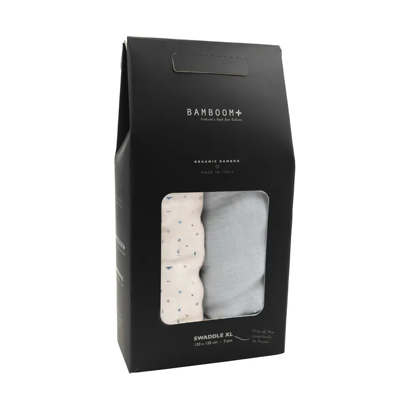 Bamboom Swaddle Muslin - XL - 120 x 120 - Set Of 2