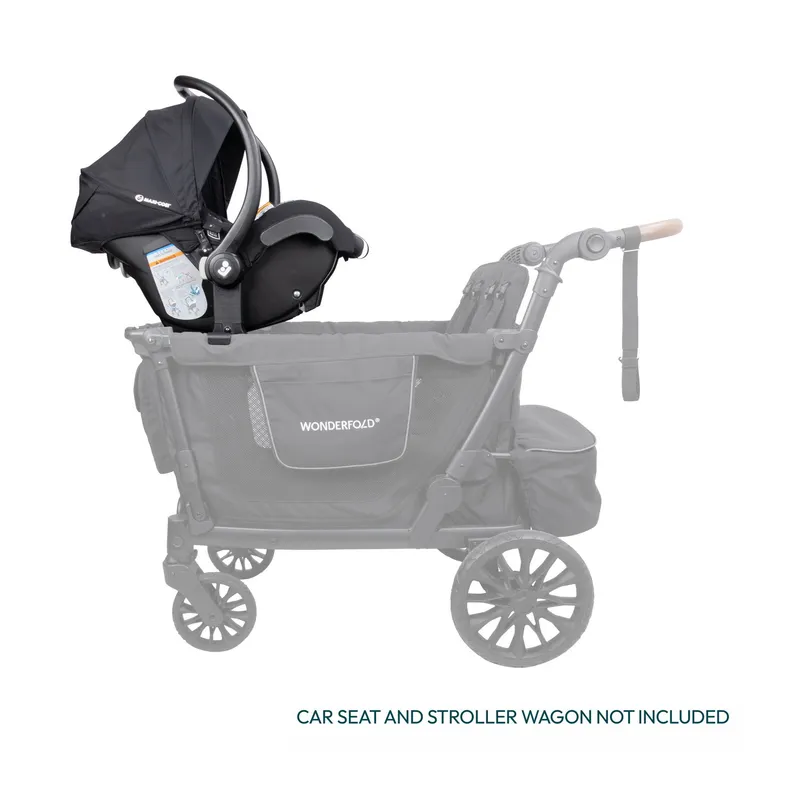 Wonderfold L4 Autostoeladapter (Nuna/Cybex/Maxi-Cosi) - Zwart