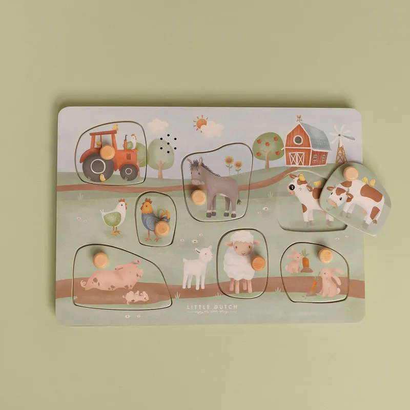 Little Dutch Little Farm Geluidenpuzzel