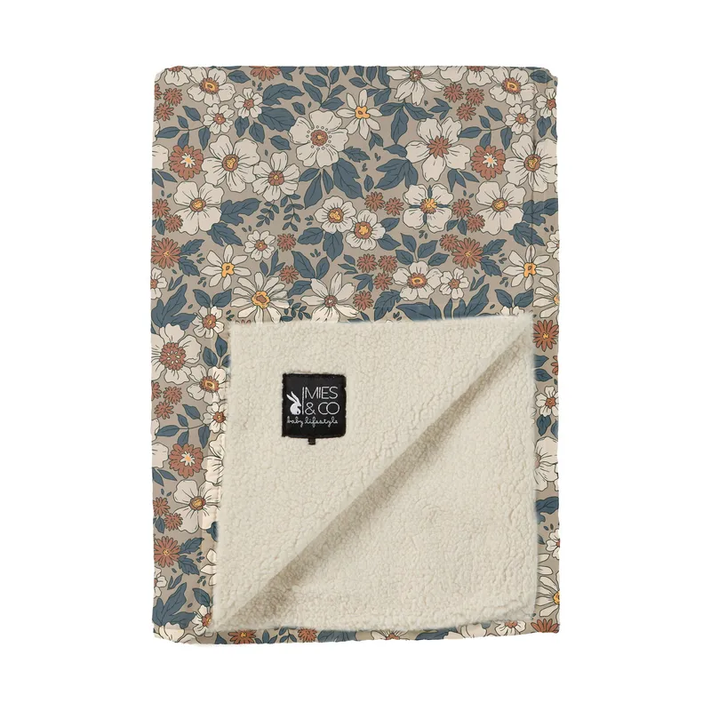 Mies & Co Soft Wild Flower Wiegdeken Rust 70 x 100 cm