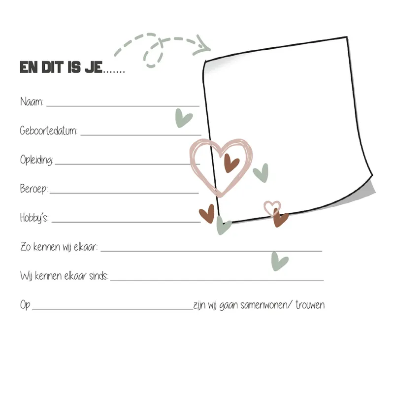 JEP! Kids Babyboek Vierkant