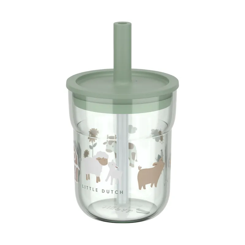 Mepal Kinderglas Met Rietje Mio - 250 ml 