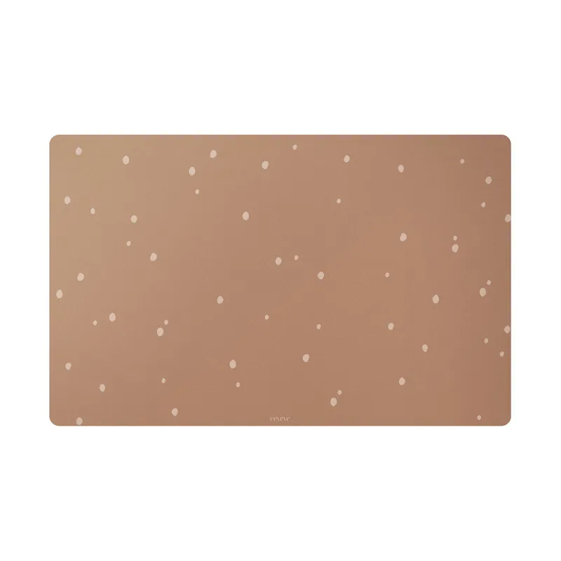 Eeveve Bureau Mat - Dots - Cinnamon