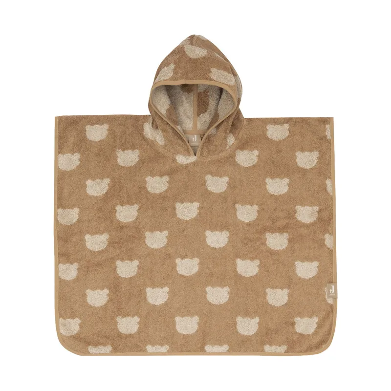Jollein Jacquard Badponcho - 2-zijdig - Badstof