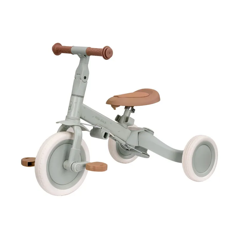 Little Dutch 4-in-1 Driewieler - Green Leaf 
