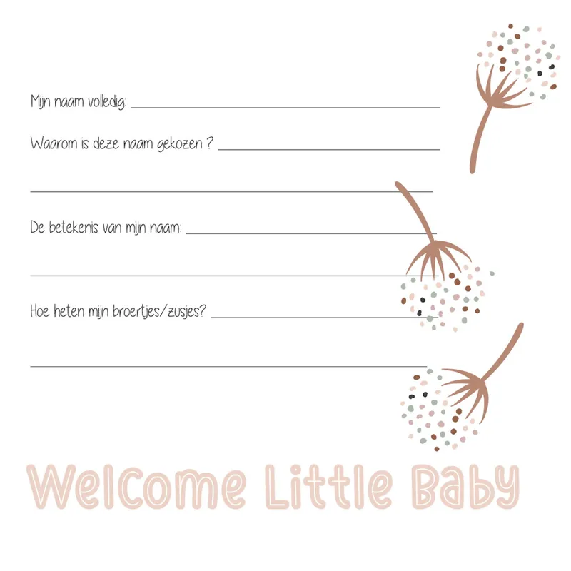 JEP! Kids Babyboek Vierkant