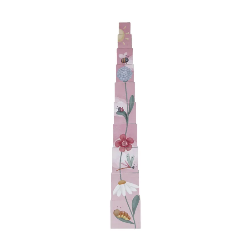 Little Dutch Flowers & Butterflies Stapelblokken