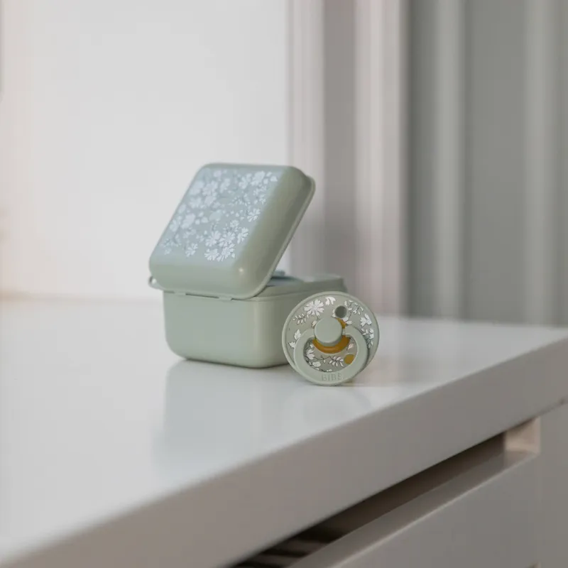 BiBs X Liberty Capel Speenbakje / Sterilisator - Sage