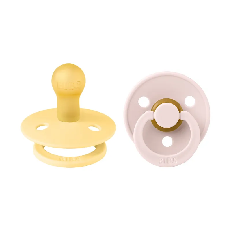 BiBs Colour Fopspeen - Rond - 2 Stuks