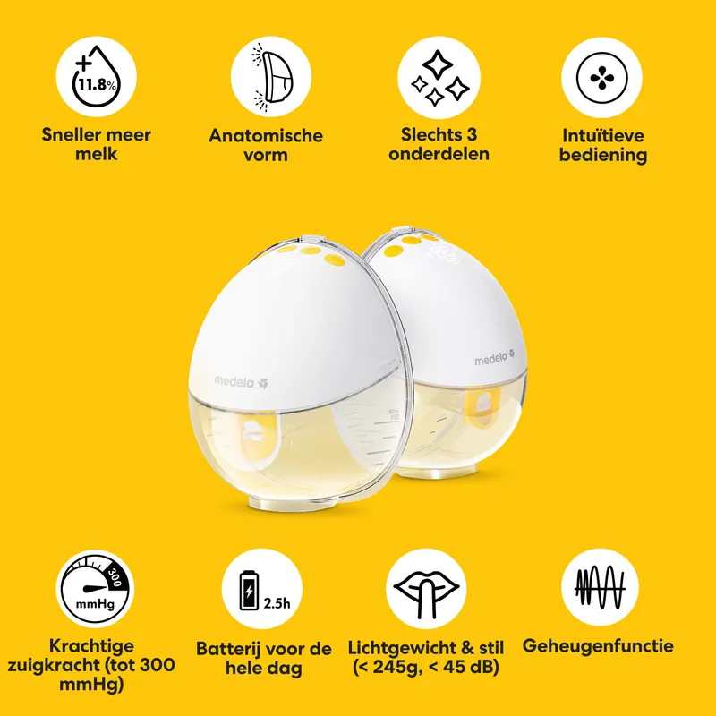 Medela Motion InBra™ Borstkolf Dubbelzijdig Elektrisch