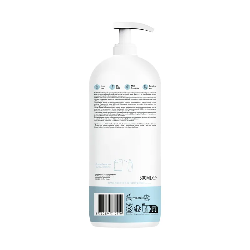 Naïf Reinigende Wasgel Voor Baby & Kind 500 ml