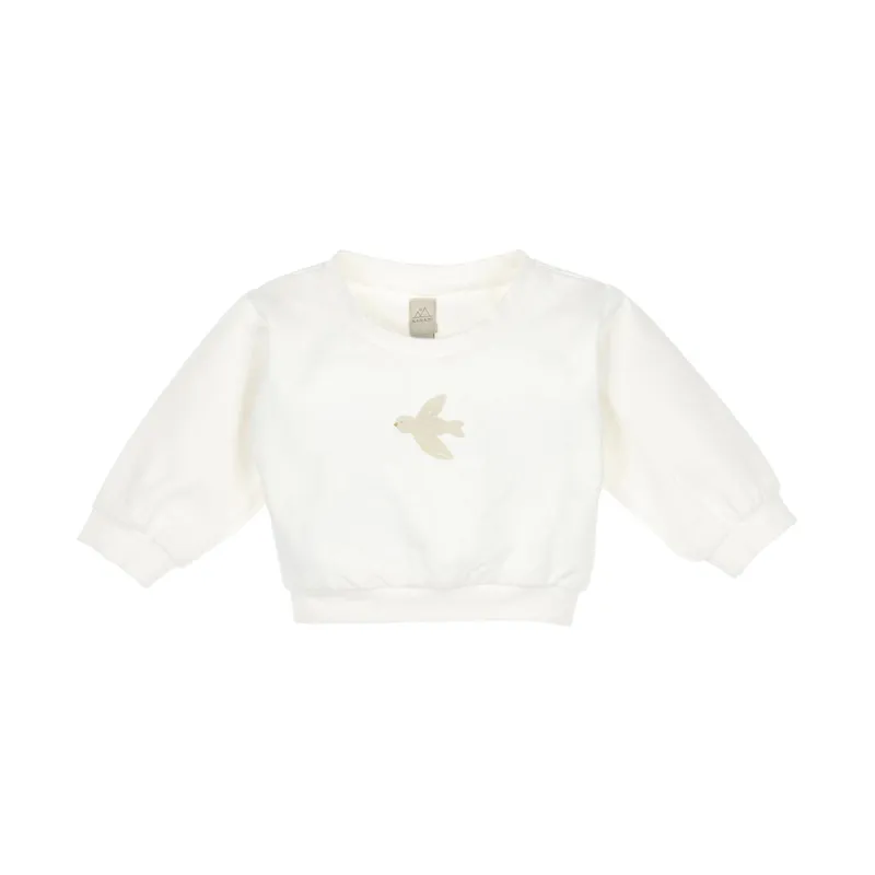 Nanami Print Sweater - Off White