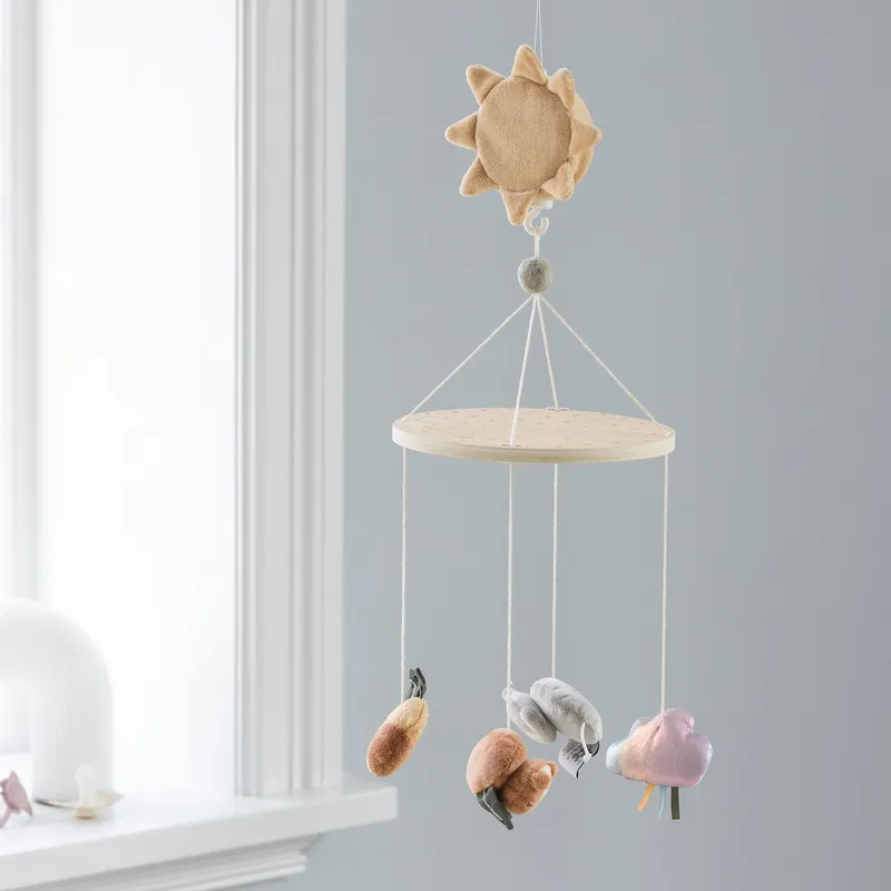 Sebra Babymobiel Met Spiegel en Muziek - Woodland