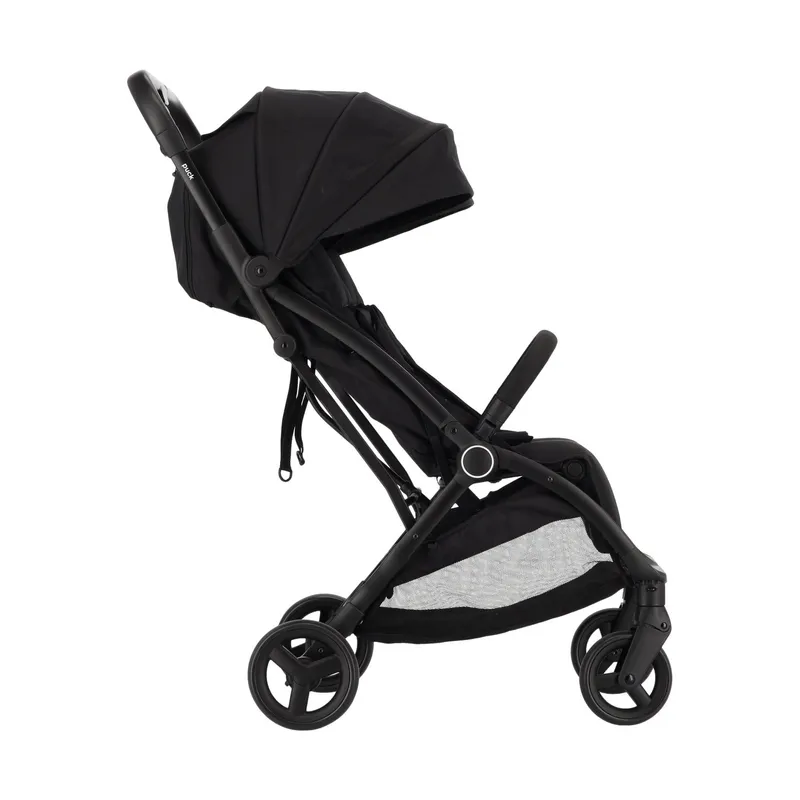 Puck Tweelingbuggy Compleet - Nicky - Zwart
