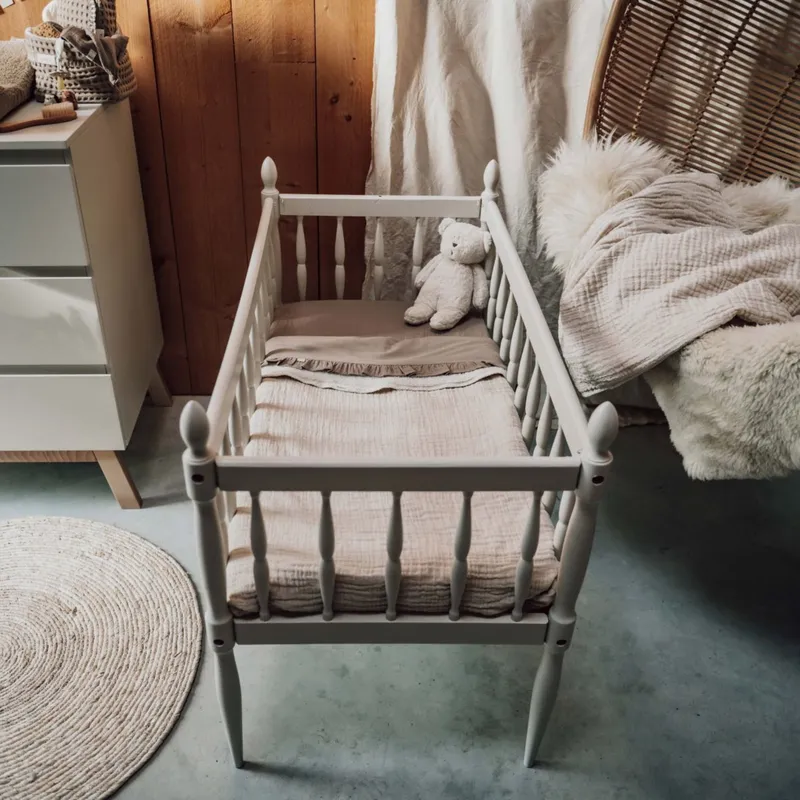 Koeka Faro Ruffle Set Ledikant - Laken En Hoeslaken