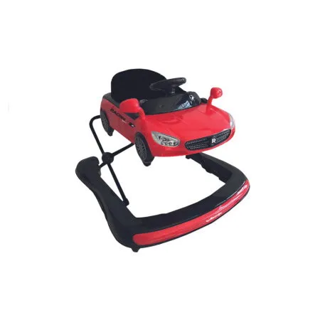 Bo Jungle Ruby 3-in-1 loopstoel en loopwagen – Rood