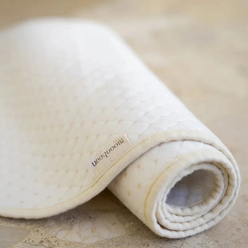 Moonboon Waterdichte Matrasbeschermer Babyhangmat – 32 x 90 cm - Nature
