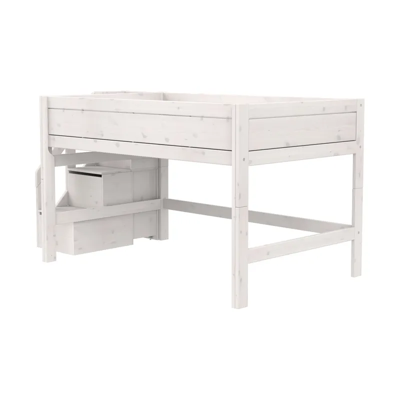 Life Time Halfhoogslaper Deluxe - 120 cm - Met Trapkast