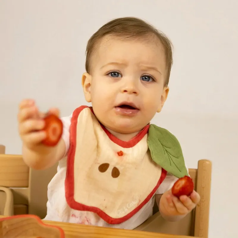 Oli & Carol Slabbetje - Pepa The Apple - Beige/Roze