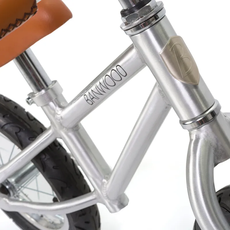 Banwood First Go Loopfiets - Chrome