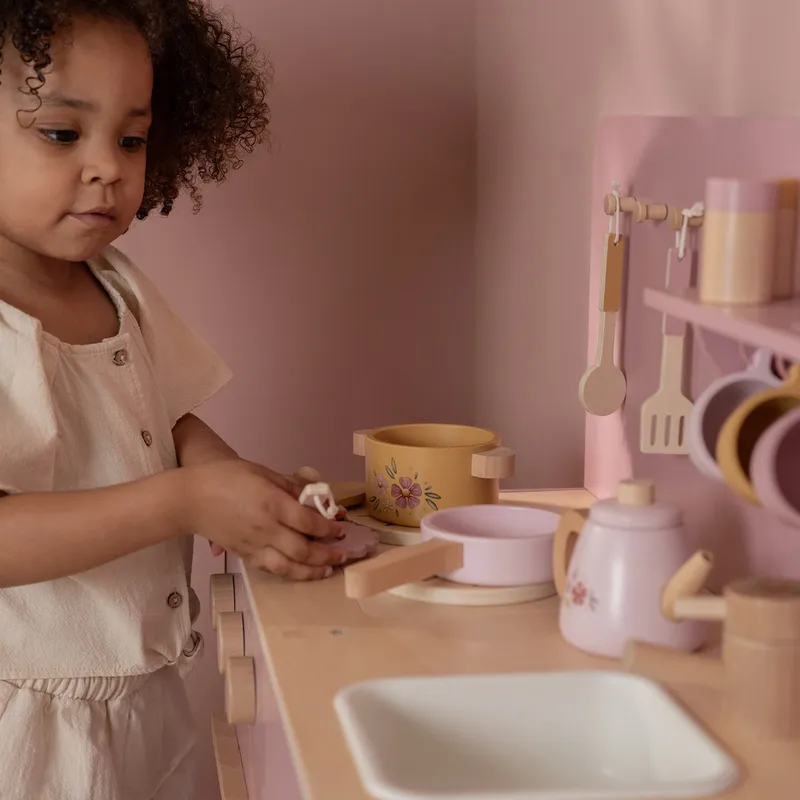 Little Dutch Speelkeuken - Hout - Pink 