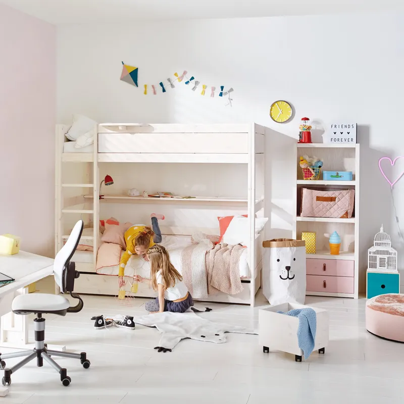 LIFETIME Kidsrooms Stapelbed Luxe Rechte Trap