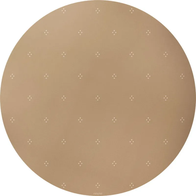 Eeveve Vloermat Rond - Dotted - Autumn Gold